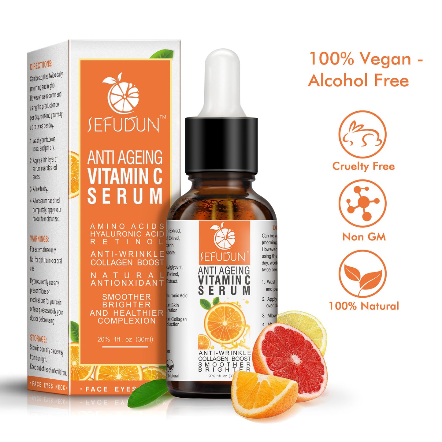 Vitamin C Serum Original Liquid Moisturizing Anti Wrinkle