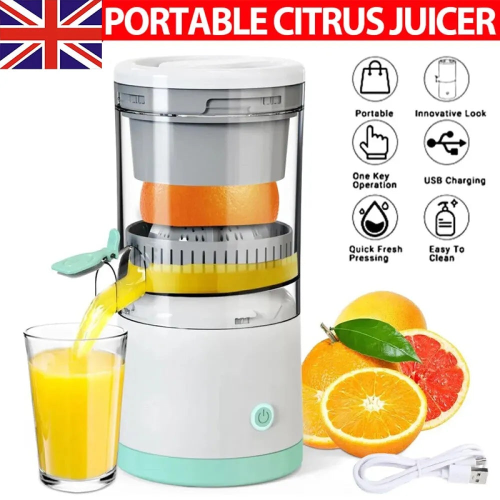 Electric Citrus Juicer Juice Squeezer Portable Press Machine Fruit Extractor