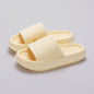 Summer EVA Slippers Solid Color Rhombus Stripe Anti-slip Slippers New Home Shoes