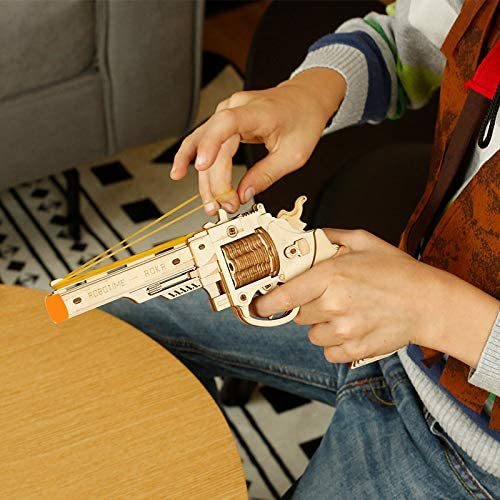 Robotime ROKR Gun Blocks Model Buliding Kit Toys Gift For Children Kids Boys