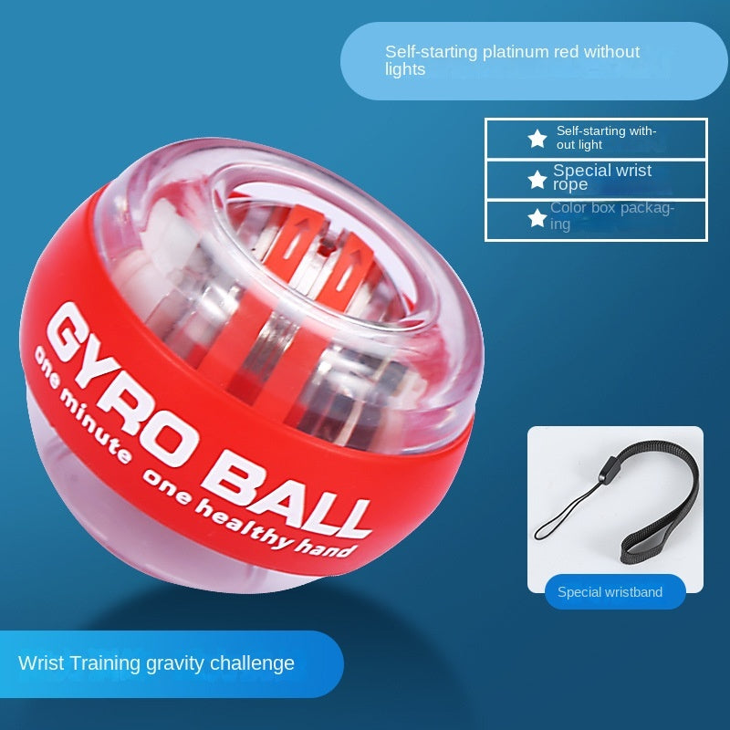 Gyro Ball Wrist Trainer Ball Auto-Start Wrist Strengthener Gyroscopic Forearm Exerciser Gyro Ball For Strengthen Arms, Fingers, Wrist Bones And Muscles