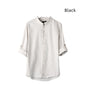 Breazy Soft Men's Linen Vintage Plus Size Shirt