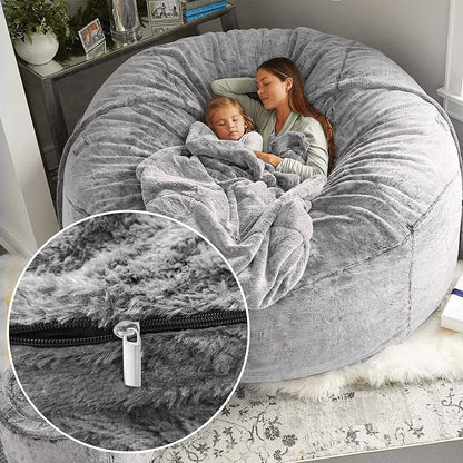 Bean Bag Cover 180 Snow Gray