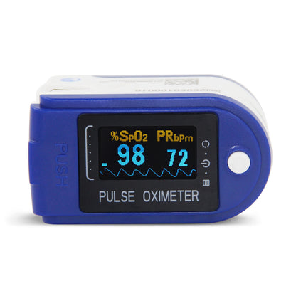 Fingertip Pulse Oximeter Blood Oxygen SPO2 Heart Rate O2 Patient Monitor