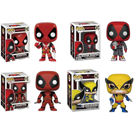 POP Marvel Deadpool & Wolverine Funko Pop Anime Figure Toys Cute Decoration Ornaments Action Figure Deadpool Figurine Toy